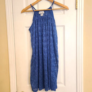 Jordan Taylor Swimsuit Cover Up Sleeveless Beachwear Breathable Blue Size M